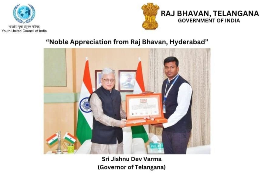 Noble Appreciation from Raj Bhavan, Hyderabad — Sri Jishnu Dev Varma, Governor of Telangana