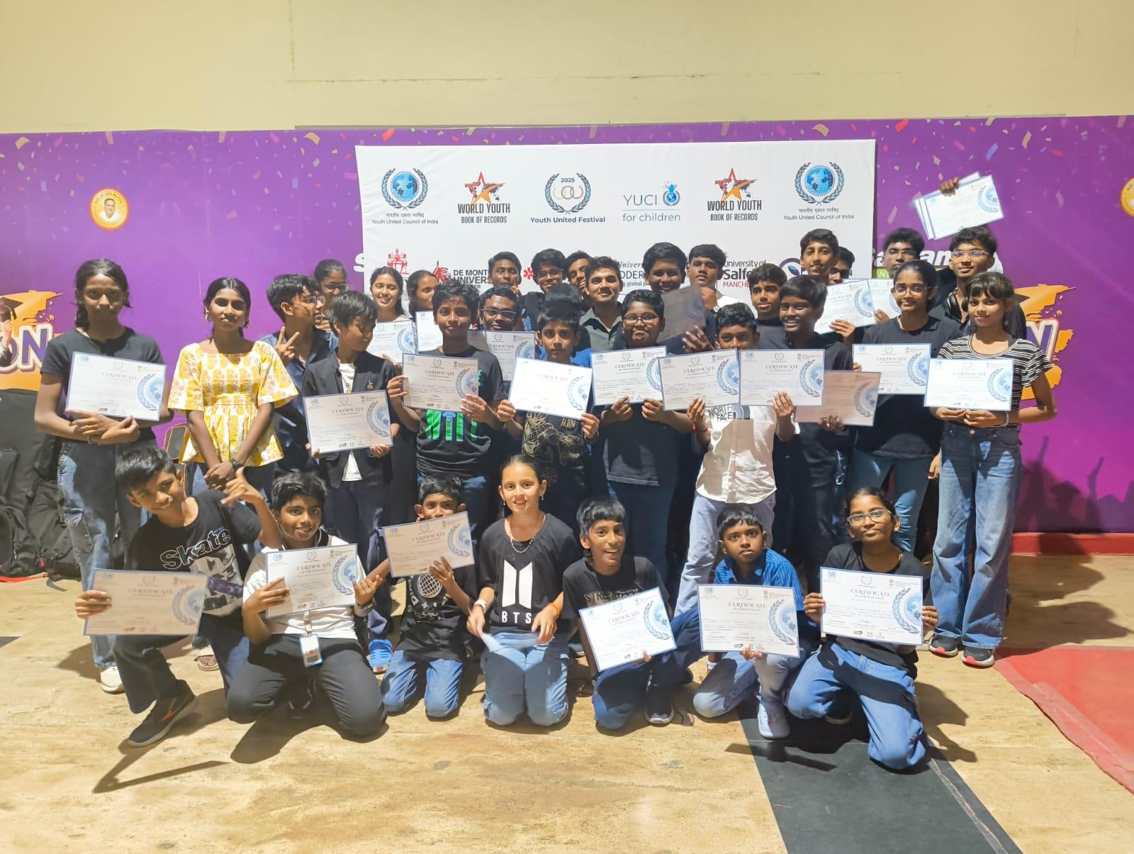 YUF 2025 certificate winners